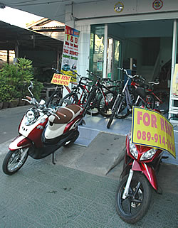 bikes for rent in hua hin